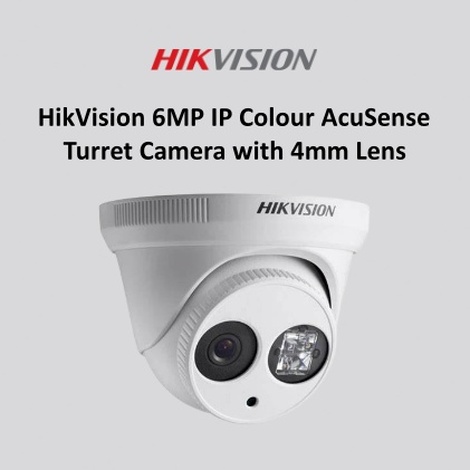 hikvision 6mp turret camera